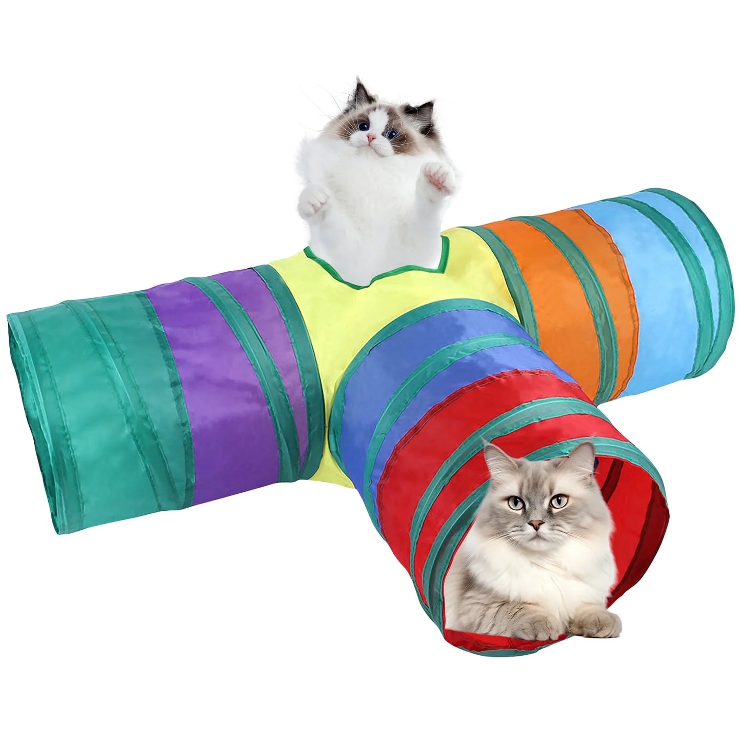 Cat Tunnel Interactive Cat Toy Cat Tunnels for Indoor Cats