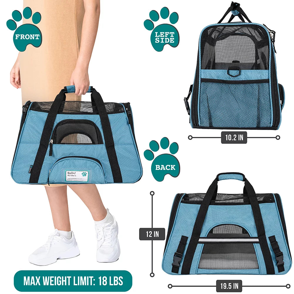 Premium Airline Approved Soft Sided Pet Carrier